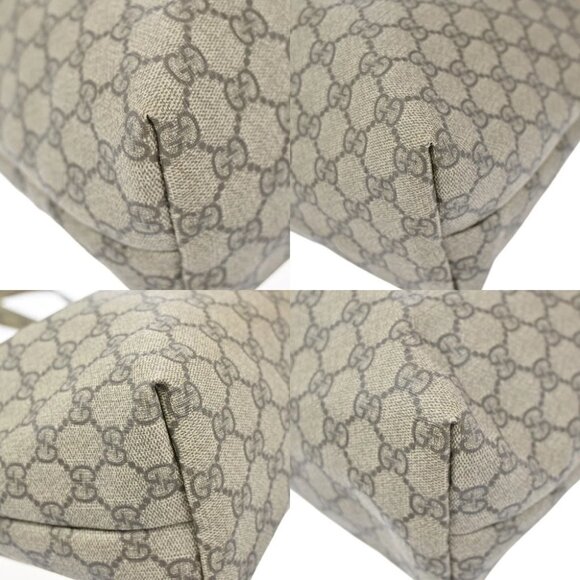 GUCCI Logo Sherry GG Pattern Shoulder Bag Supreme Leather Brown Italy 35YH759 - Picture 7 of 14